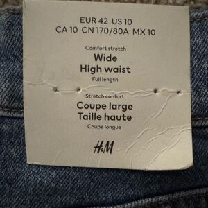 H&M Wide Leg Jeans